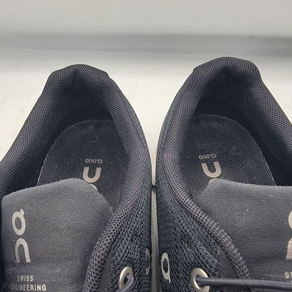On Cloud 5 Womens Size 9.5 Black Athletic Shoes Running Walking Outdoors Casual - Picture 9 of 14